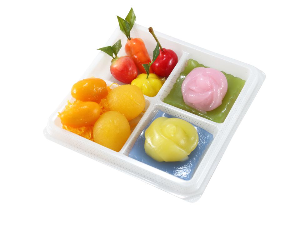 กล่องขนมไทย Snack Box 2 ขนมจัดเบรก ขนมของว่าง หรือ ขนมกล่องงานสัมมนา 
