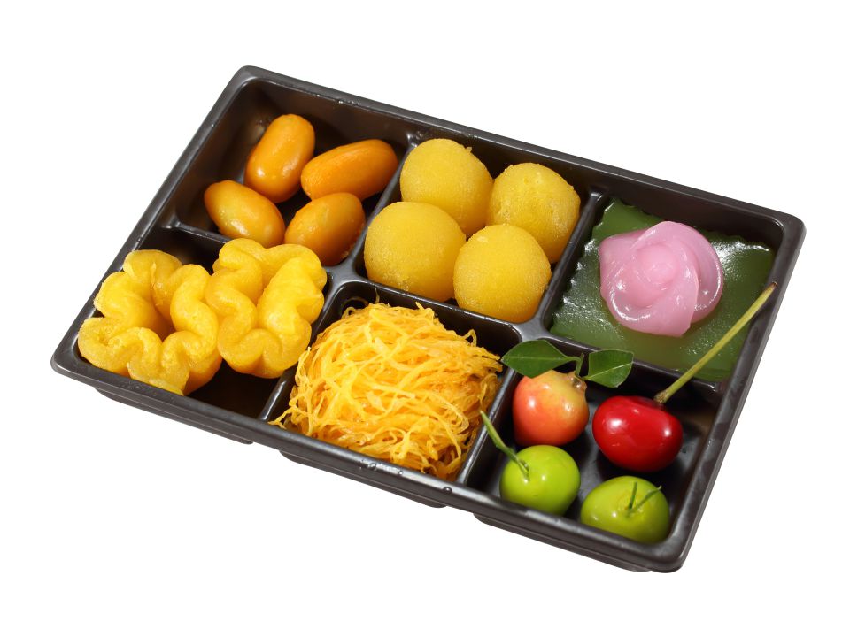 กล่องขนมไทย Snack Box 3 ขนมจัดเบรก ขนมจัดเลี้ยง หรือ ขนมจัดเบรก สำหรับงานประชุม สัมมนา หรืองานบุญต่างๆ 